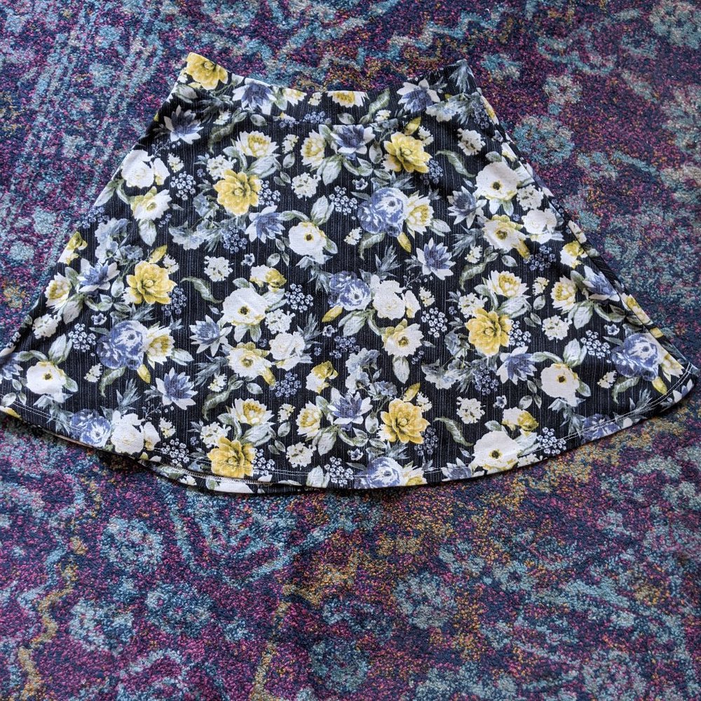 Floral Skater Skirt